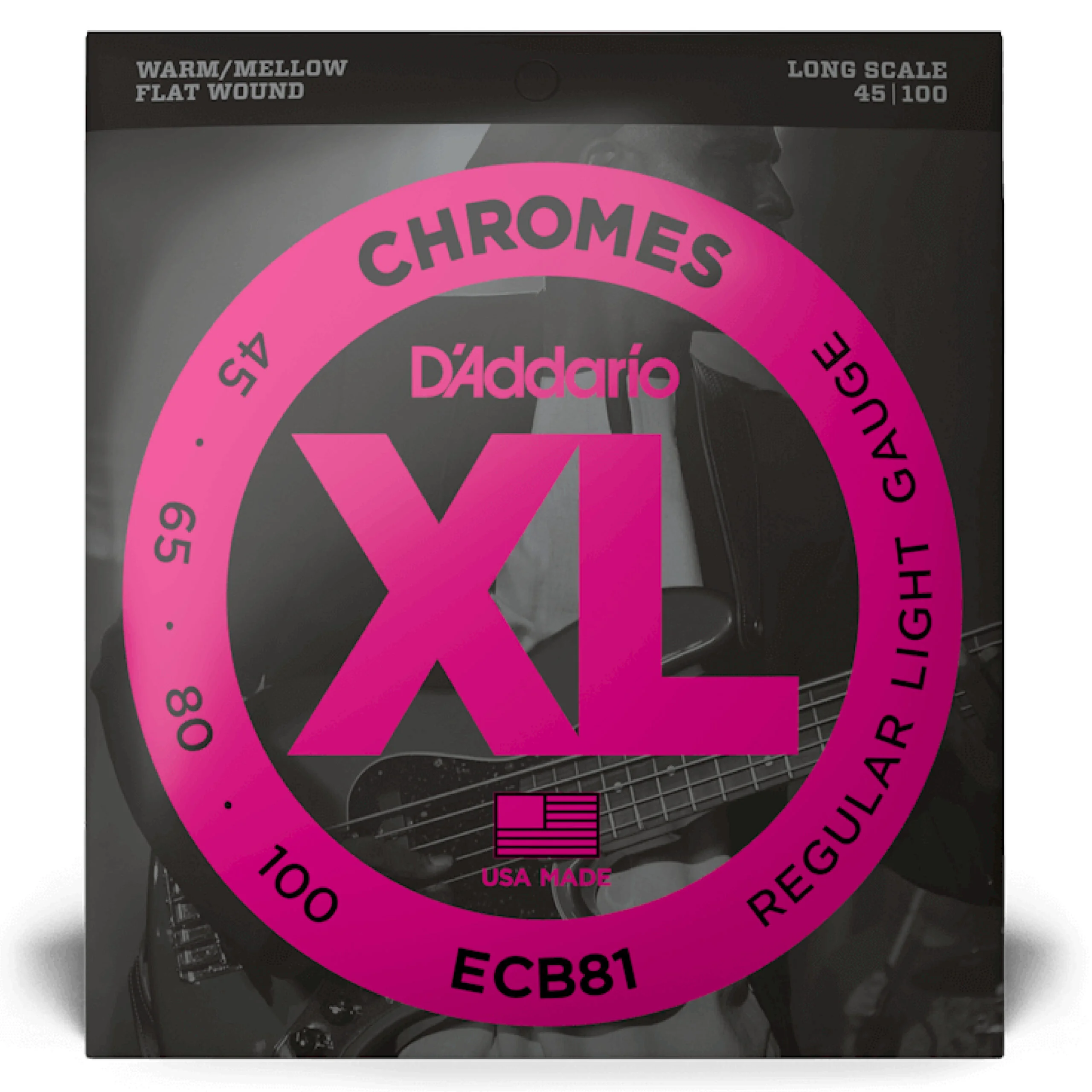 D'Addario ECB81 Chromes Bass (045-100)