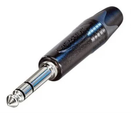 Neutrik NP3X-BAG jack plugg Han, sort