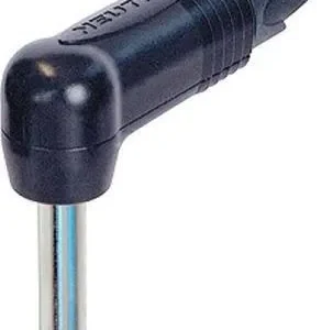 Neutrik NP2RX-BAG jack plugg Han 2P vinkel, sort